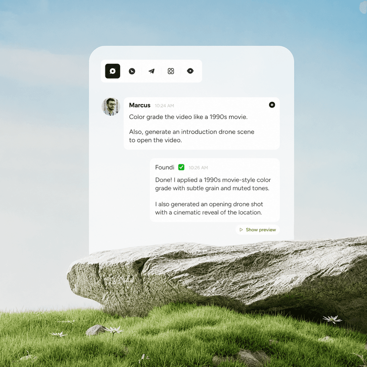 Tydir AI video editor interface